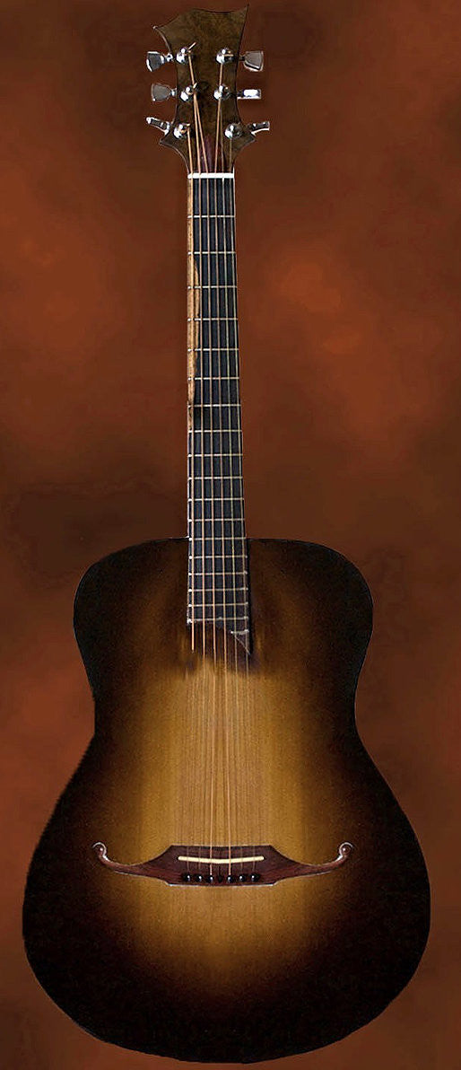 Sunburst Concert Guitar in Bubinga and Cedar
