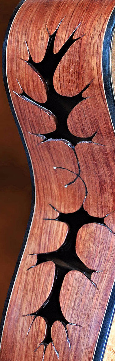 The Leaf Singer/Songwriter Guitar - Side Profile